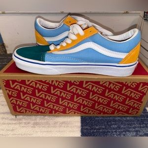 Multi color old skool vans